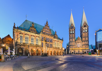 Bremer Rathaus und Dom